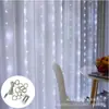 Controle remoto à prova d'água luzes de cortina de natal série de luzes led série de luzes led luz de cascata usb luz de fio de cobre decoração de interiores luz de cortina