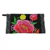 2026 Nuevo Estilo Estilo Étnico de Yunnan Cartera Suave Bordada para Mujer, Monedero Bordado para Teléfono Móvil, Bolso de Mano tipo Cartera para Mujer
