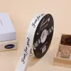 Fita de Embalagem de Flores da Moda Fita de Embalagem de Presente de Poliéster Inglês Fita de Embalagem de Acessórios Têxteis Multicor