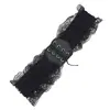 Sello de Cintura Estilo Europeo y Americano para Mujer de Encaje de Alta Gama Bucle de Encaje Cinturón Versátil Decorativo Cintura Exterior para Llevar Sello de Cintura para Mujer