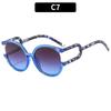 Llegada Nueva 2024 Gafas de Sol Redondas Exageradas con Forma de Espejo Gafas de Sol Retro Personalizadas Europeas y Americanas para Hombres y Mujeres Sol