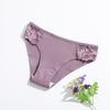 Nuevas Bragas de Algodón Puro con Hilo para Mujer Color Sólido Cintura Baja Encaje Transpirable Doble Capa Ropa Interior para Mujer Se Venden por Separado
