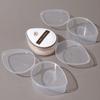 Caja de almacenamiento de borlas de polvo con forma de gota Mao Geping, transpirable, perforada, multicapa, vacía, con cojín de aire para algodón de azúcar