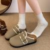 Zapatillas Burken de suela gruesa, ligeras, retro, con aumento de altura, para mujer, novedad de verano 2025.