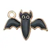 Transfronterizo 125 Goteo de aceite Fantasma de Halloween Calavera Murciélago Muerte Colgante DIY Pulsera Llavero Colgante de Joyería