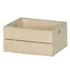 1:12 Casas de Muñecas Casa de Muñecas Muebles Mini Madera Maciza Lisa DIY Tres Juegos de Cajas Marcos de Frutas y Verduras Marcos de Madera de Tres Piezas
