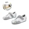 Sapatos Femininos com Palmilha de Couro de Porco e Grama Ula, Modelo Novo Primavera 2026, Tênis de Treinamento Alemão em Couro Genuíno com Velcro, Sapatos Casuais Versáteis