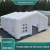 Tenda inflável grande branca personalizada para casamento Tenda de casamento vermelha e branca para eventos de celebração Tenda de casamento Tenda inflável de PVC
