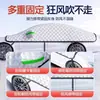 Cubierta de nieve para coche, cubierta antinieve y antihielo, protector de nieve para parabrisas delantero, parasol, cubierta de coche magnética gruesa de media cubierta
