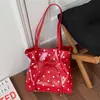 Bolso de hombro de lunares transfronterizo para mujer, nuevo modelo de verano 2026, bolso de hombro de nicho de alta gama, bolsa de mano de gran capacidad
