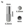 Seleccionado cuidadosamente, directo del fabricante, adaptador de 6.35 a 4 mm, adaptador de broca multipropósito, accesorio de broca de destornillador multifuncional