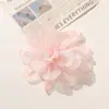 Tejido de Malla Suave y Fresco con Bordes Quemados y Diseños Florales para Ropa DIY, Tocados Hechos a Mano, Boutonnières, Accesorios para Zapatos y Sombreros, y Materiales Decorativos