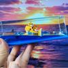 Barco de crucero Titanic botella de fluido oro Merry Milli Sunshine adornos de escritorio