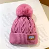 Gorro Grueso de Punto para Mujeres con Cabeza Grande, Holgado y Cálido para Otoño e Invierno, Gorro Slouchy que Hace que la Cara Parezca Más Pequeña, Gorro de Punto con Protección para las Orejas