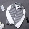 Otoño e invierno 2023 nuevo chaleco de algodón pluma ligera para hombre chaleco de algodón ultraligero chaleco acolchado de algodón pluma talla grande para amantes