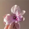 2025 Flor de Simulación de Principios de Primavera Pasador para el Cabello Estilo Puro Deseo Pasador de Orquídea Marina Estilo Festivo Clip Lateral para Fotografía Accesorios para el Cabello de Ambiente
