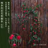 Guirnalda de Rosas Artificiales Flor Falsa Decoración de Conducto de Aire Acondicionado Cubierta de Enredadera Planta de Enredadera de Plástico Paisajismo Techo Pared