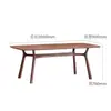 Nova Mesa de Estudo, Mesa de Chá, Mesa de Jantar Três em Um Estilo Chinês Song Estético Madeira Maciça de Nogueira Preta Norte-Americana Minimalista Moderna Luxo Leve