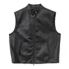 COMOS CMS Outono Old Money Gola Alta Textura Encerada Colete Feminino Solto Camiseta Regata Camada Roupa Exterior Feminina 258011