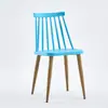 Cadeira Estilo Nórdico Moderna Simples Preguiçosa Doméstica Plástico Encosto Banqueta Casual Mesa e Cadeira ins Popular na Internet Cadeira Windsor