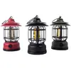 Luz ambiental para camping, duradera para exteriores, portátil y colgable, linterna de camping retro, linterna para tienda de campaña, fábrica transfronteriza