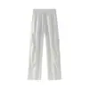 Pantalones de Chándal Grises de Peso Pesado Estilo Americano con Pliegues para Hombres y Mujeres, Diseño de Otoño, Pantalones Cargo Rectos Holgados, Pantalones Deportivos Casuales