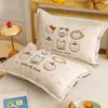 Fábrica de Origen Clase A Funda de Almohada de Dibujos Animados de Alta Calidad para Niños y Niñas, Adecuada para Niños de Guardería, Transpirable para Uso en el Hogar