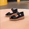 Sandalias Planas de Moda para Mujer Verano 2025 Nuevo Estilo Coreano Casual Versátil Zapatos de Mamá Suela Gruesa Antideslizantes