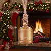 Decoraciones de Navidad 2026: Campanillas de Cuerda de Yute, Campanas de Vaca de Metal Vintage Rústico Desgastado, Pequeños Regalos de Navidad