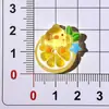 Lindos accesorios de resina translúcida de animales y frutas de dibujos animados para pinzas para el cabello DIY, accesorios para el cabello, fundas de teléfono con pegamento de crema e imanes para refrigerador