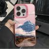 Funda para Teléfono Snow Mountain Highway Adecuada para Apple 17Promax Iphone16 Europea y Americana 15Pro Nicho 14 Creativa 13