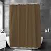 Cortina de ducha PEVA beige, engrosada e impermeable, cortina divisoria de baño, stock de fábrica, no requiere taladro, viene con ganchos, suministro transfronterizo