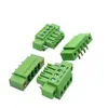 Terminal de cableado enchufable fijo 15EDGKM-3.5mm con oreja de soldadura de pin recto curvado para placa de circuito impreso 2EDGVM/RM