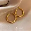 Nuevos Pendientes Metálicos Populares de Gama Alta 2026, Pendientes de Lujo Ligero Estilo Vintage de Hong Kong, Accesorios para Orejas con Diseño Femenino y Único