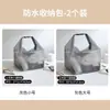 Bolsa de tocador impermeable, gran capacidad, bolsa con cordón de separación seca y húmeda, bolsa de almacenamiento para exteriores para hombres y mujeres, natación, fitness, viajes