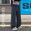 Pantalones de Esquí Impermeables con Forro de Terciopelo para Otoño e Invierno para Hombre, Marca de Moda, Pantalones Cargo Rectos Holgados para Exteriores, Pantalones Casuales Gruesos