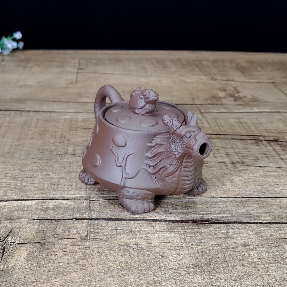 无釉小龟龙壶180毫升