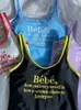 Fábrica Original Color Sólido Conservador Letras Ajustado Adelgazante Chica Deporte Simple Alta Gama Manantial Caliente Triángulo Traje de Baño