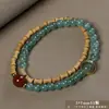 Pulseira Pequeno Nó de Bambu de Sândalo 5*7 para Homens e Mulheres, Joias, Contas de Oração de Jade Hetian, Pulseira de Contas Budistas, Atacado do Fabricante