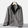 Chaqueta de Polar Transfronteriza 2024 con Polar Extra y Nueva Chaqueta Polar Polar Gruesa y Cálida para Parejas, Cuello Alto Cálido Versátil Negro