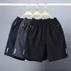 Pantalones Cortos Casuales de Verano para Hombre Estilo Coreano Moderno Bolsillo Cremallera Baratos de Longitud Media Cintura Elástica Pantalones Delgados de Seda de Hielo para Hombre