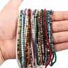 Cristal Natural Turmalina Turquesa Cuentas Sueltas Cuentas Pequeñas Accesorios para Joyería DIY Pulseras con Cuentas Collares Productos Semi-Terminados