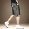 Shorts Cargo de Verano 2025, Estilo Retro Americano, Multibolsillos, Delgados, Holgados, Simples, Versátiles, Shorts Deportivos