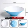 Tigela cônica bicolor, tigela de melamina para macarrão comercial, tigela especial para casas de macarrão, adequada para macarrão de caracol, wontons, macarrão misto, ramen e hot pot picante