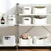 Cosméticos Cesta de armazenamento Snacks Caixa de armazenamento Dormitório Office Desktop Plástico Cozinha Armazenamento Cesta Sundries Caixa de armazenamento