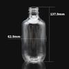 Botella de Plástico PET Boston 300ml Botella de Champú Botella de Gel de Ducha de Hotel Botella Marrón de Desinfectante de Manos Cosméticos
