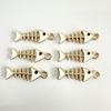 En Stock Colgante de Aleación de Dibujos Animados de Espina de Pescado con Gota de Aceite DIY Colgante para Aretes DIY Pulsera Joyería para Mujer Accesorios DIY Hechos a Mano