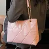 Bolso Grande de Patrón de Rejilla 2026 Nueva Moda Bolso Tote Versátil de Gama Alta Bolso de Hombro Cruzado Grande de Gran Capacidad Súper Popular