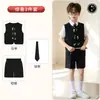 Ropa Formal Infantil, Nuevo Estilo Chino Hanfu, Conjunto de Chaleco Bordado Estilo Nacional, Traje de Performance para Anfitrión de Piano Infantil, Fabricante