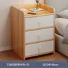 Mesa de cabeceira para quarto de casa, novo modelo 2026, pequeno armário de armazenamento de prateleira de cabeceira simples moderno estilo italiano